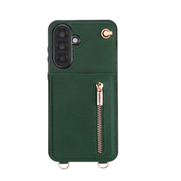 Solidenz Fashion Wallet case with cord Samsung Galaxy A56 - Green - Image 8