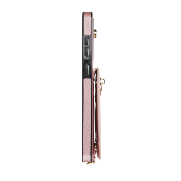 Solidenz Fashion Wallet case with lanyard Samsung Galaxy A56 - Rose gold - Image 8