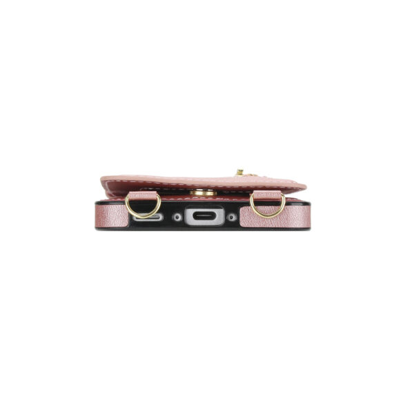 Solidenz Fashion Wallet case with lanyard Samsung Galaxy A56 - Rose gold - Image 9