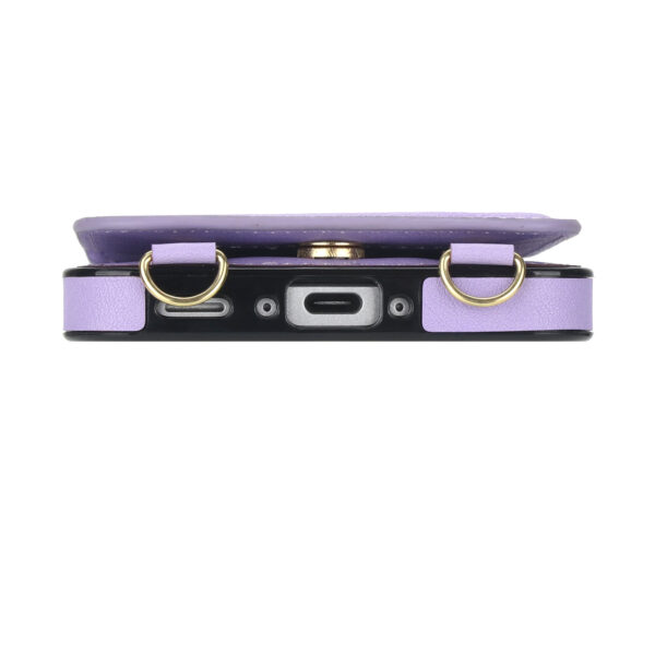 Solidenz Fashion Wallet case with cord Samsung Galaxy A56 - Violet - Image 10