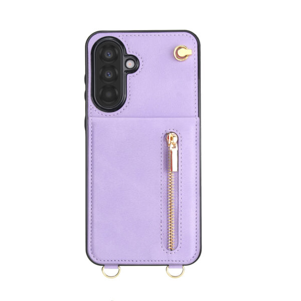Solidenz Fashion Wallet case with cord Samsung Galaxy A56 - Violet - Image 8