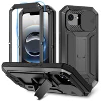 Dustproof metal case iPhone 16e – Black