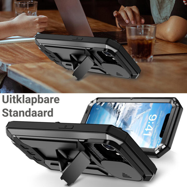 Dustproof metal case iPhone 16e - Black - Image 6
