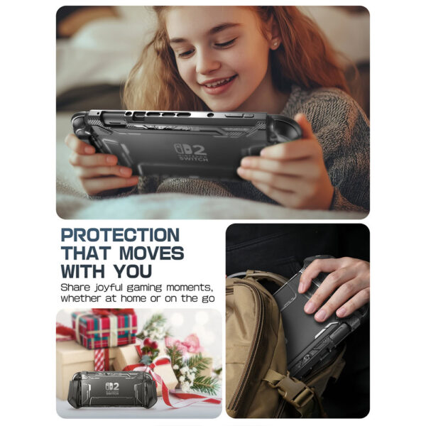 Supcase Blade Nintendo Switch 2 Case - Dock friendly with JoyCon Holder - Black - Image 10