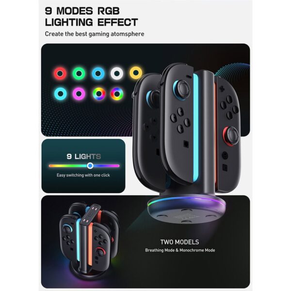 Supcase Joy-Con Charging Dock for Nintendo Switch 2 - 4 Controllers - Image 5