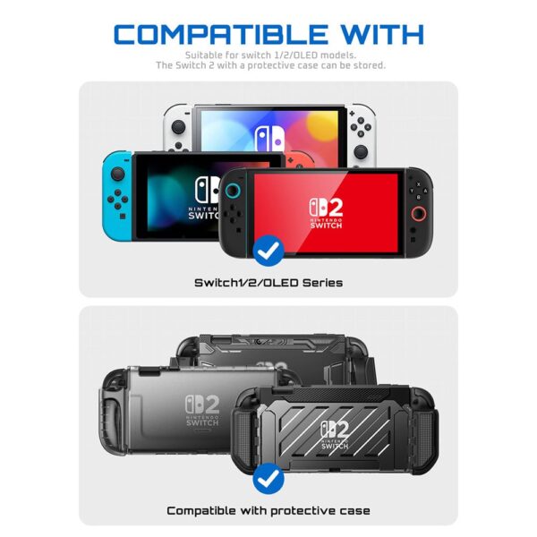 Supcase Reistas en Case voor Nintendo Switch 2 - Voor Console, Joy‑Cons en Games – Waterafstotend - Afbeelding 2