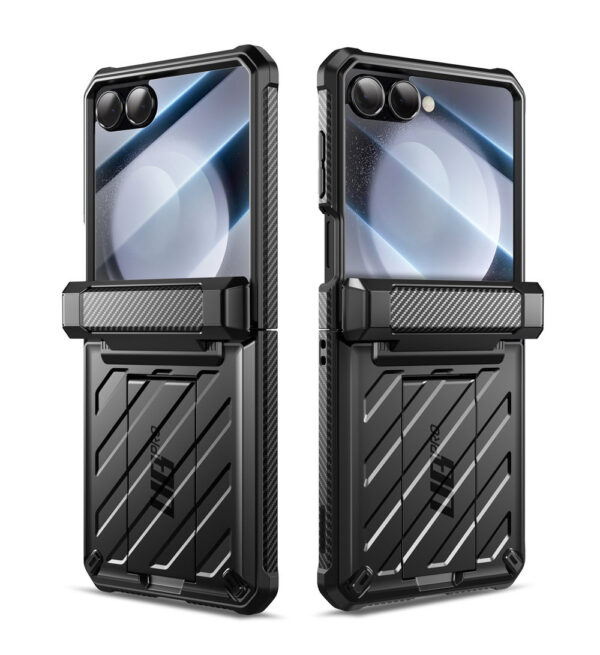 Supcase UB Pro Samsung Galaxy Flip 7 hoesje met screenprotector - Zwart - Afbeelding 12