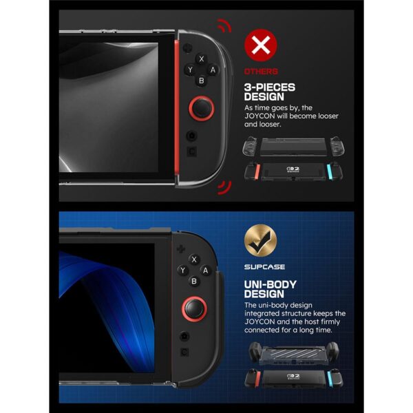 Supcase Unicorn Beetle PRO Case for Nintendo Switch 2 - Dock-friendly - Black - Image 5