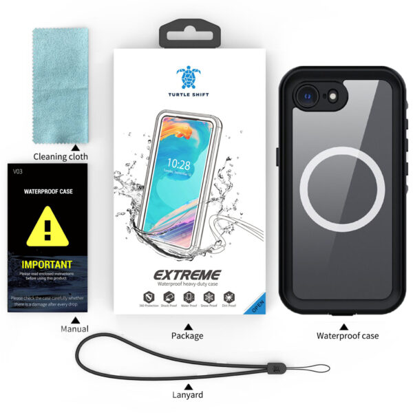 Turtle Shift Fully waterproof and dustproof case iPhone 16e with MagSafe - Image 10