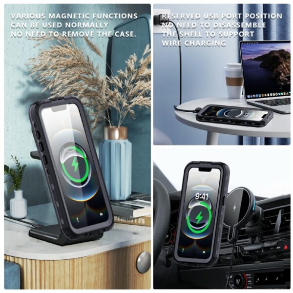 Turtle Shift Fully waterproof and dustproof case iPhone 16e with MagSafe - Image 4