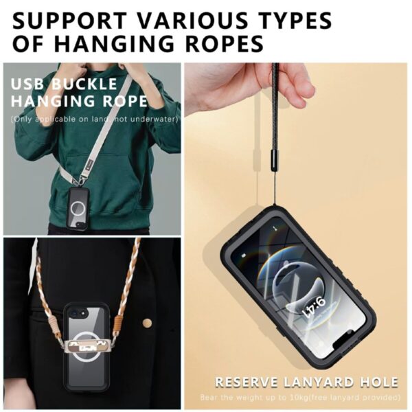 Turtle Shift Fully waterproof and dustproof case iPhone 16e with MagSafe - Image 5