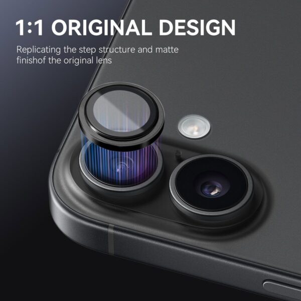Solidenz Cameralens only protector iPhone 17 - Zwart - Afbeelding 2