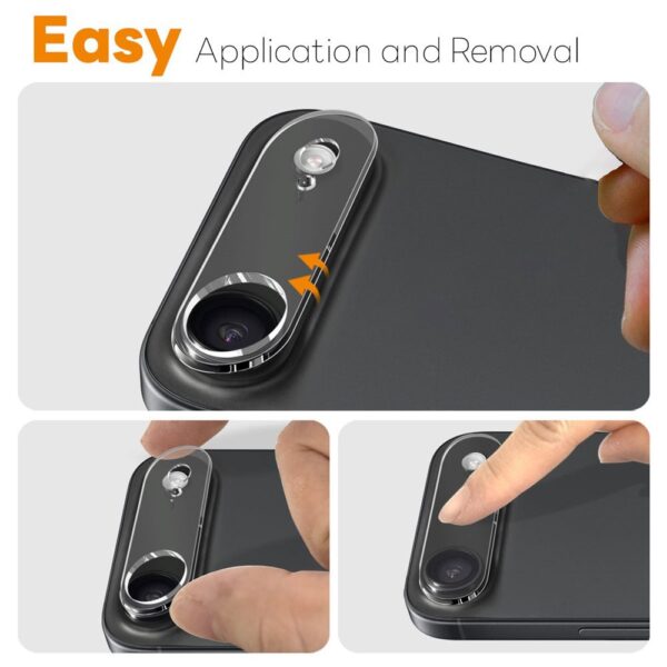 Solidenz Cameralens protector iPhone Air - Transparant - Afbeelding 3