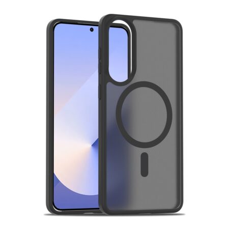 Solidenz FrostMag Samsung Galaxy S25 Edge hoesje – Zwart