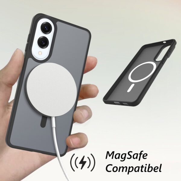 Solidenz FrostMag Samsung Galaxy S25 Edge hoesje - Zwart - Afbeelding 3