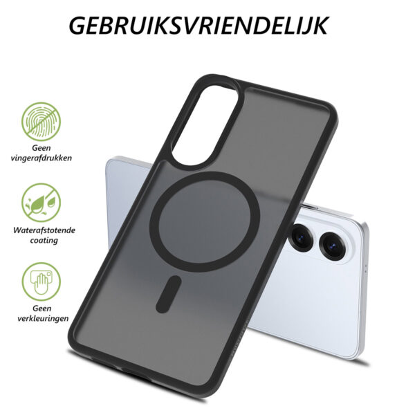 Solidenz FrostMag Samsung Galaxy S25 Edge hoesje - Zwart - Afbeelding 4