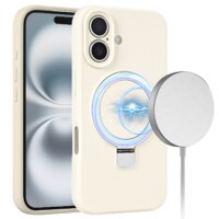 Solidenz MagSafe Kickstand iPhone 17 Hoesje – Beige