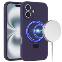 Solidenz MagSafe Kickstand iPhone 17 Hoesje – Paars