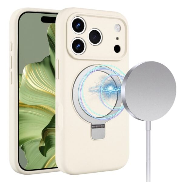 Solidenz MagSafe Kickstand iPhone 17 Pro Case - Beige