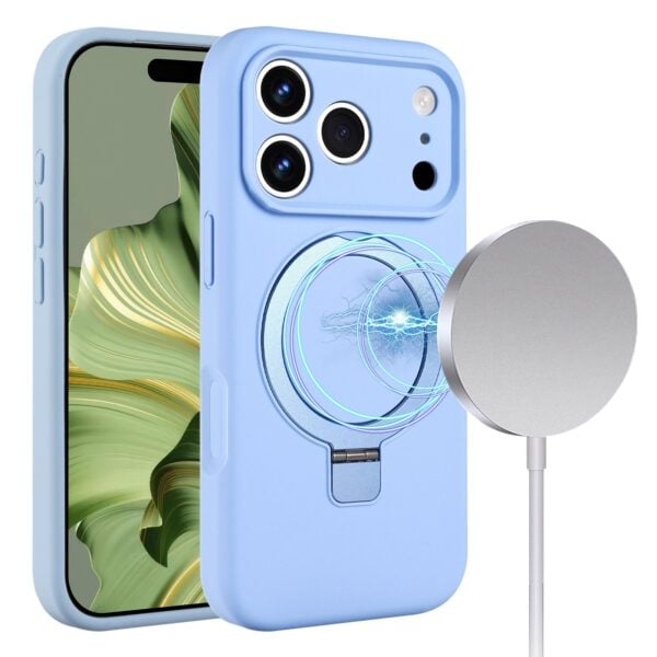 Solidenz MagSafe Kickstand iPhone 17 Pro Case - Blue