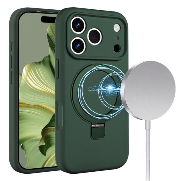 Solidenz MagSafe Kickstand iPhone 17 Pro Case - Green