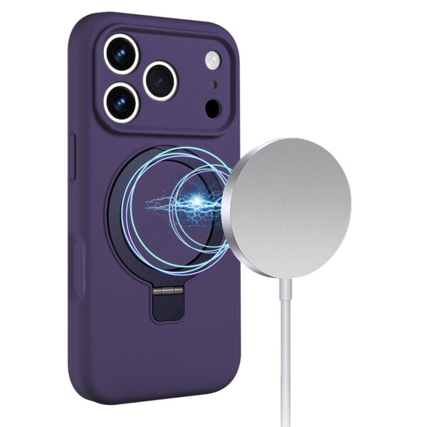Solidenz MagSafe Kickstand iPhone 17 Pro Case - Purple - Image 6