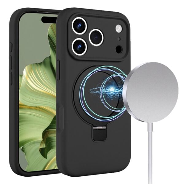 Solidenz MagSafe Kickstand iPhone 17 Pro Case - Black