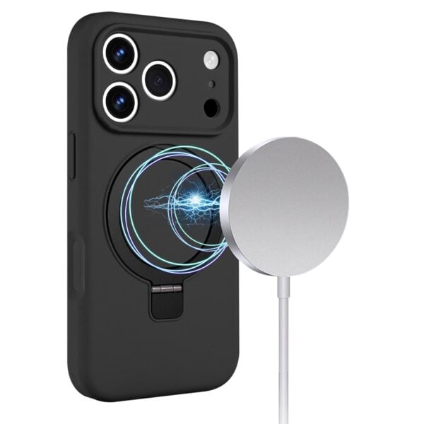 Solidenz MagSafe Kickstand iPhone 17 Pro Case - Black - Image 6