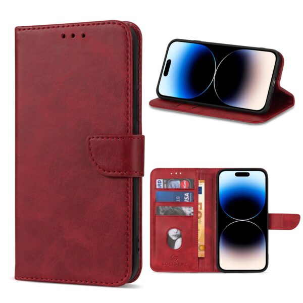 Solidenz bookcase iPhone 17 - Rood