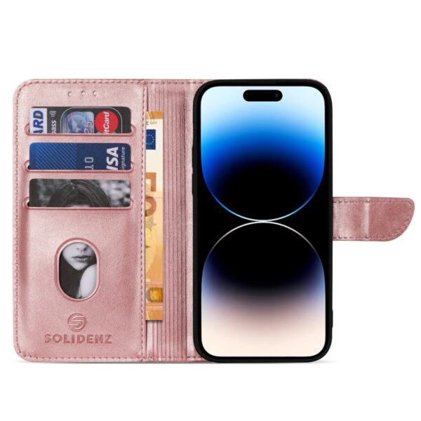 Solidenz bookcase iPhone 17 - Roségoud - Afbeelding 4