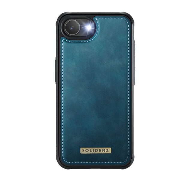 Solidenz 2-in-1 MagSafe Wallet Case for iPhone 16e - Blue - Image 5