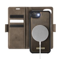 Solidenz 2-in-1 MagSafe Wallet Case for iPhone 16e – Brown