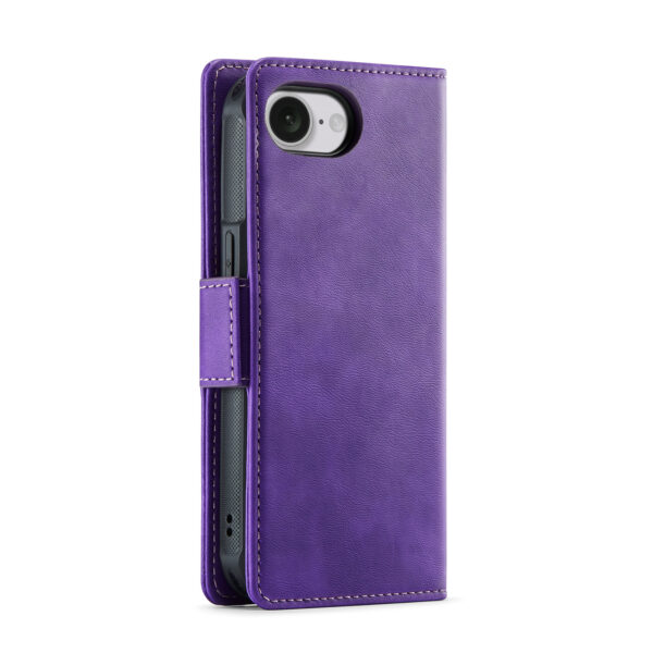 Solidenz 2-in-1 MagSafe Wallet Case for iPhone 16e - Purple - Image 3