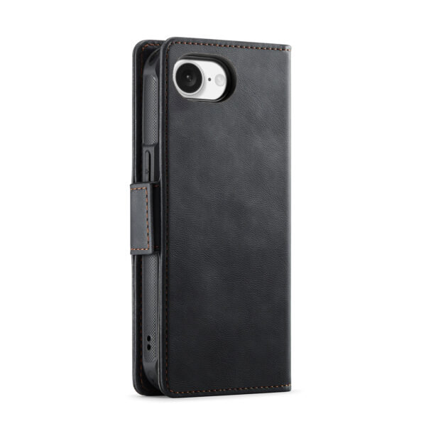 Solidenz 2-in-1 MagSafe Wallet Case for iPhone 16e - Black - Image 3