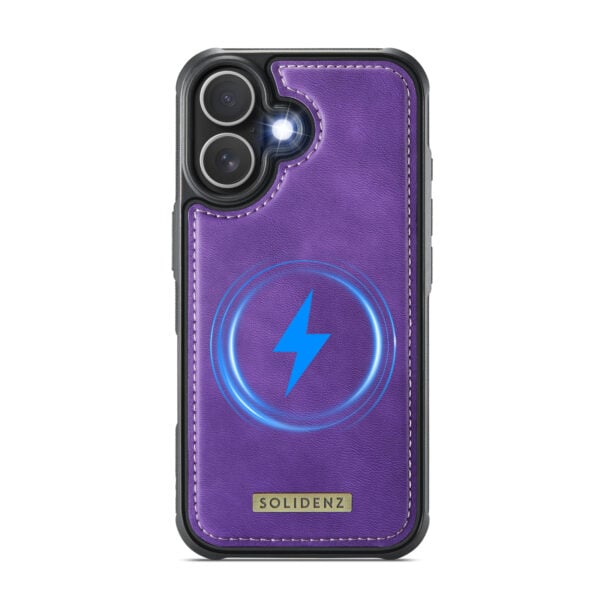 Solidenz 2-in-1 MagSafe Wallet Case voor iPhone 17 - Paars - Afbeelding 5