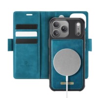 Solidenz 2-in-1 MagSafe Wallet Case for iPhone 17 Pro Max – Blue