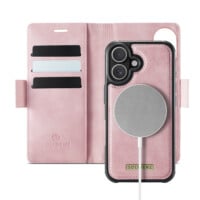 Solidenz 2-in-1 MagSafe Wallet Case voor iPhone 17 – Roze