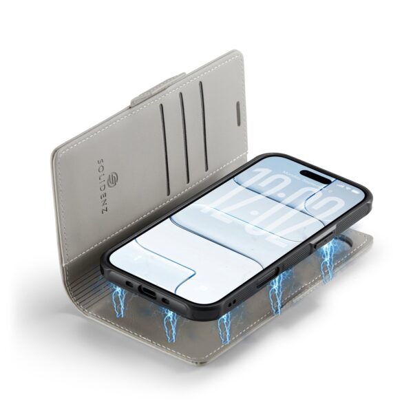 Solidenz 2-in-1 MagSafe Wallet Case voor iPhone Air - Beige - Afbeelding 4