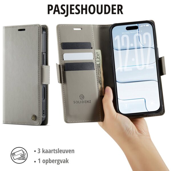 Solidenz 2-in-1 MagSafe Wallet Case voor iPhone Air - Beige - Afbeelding 8