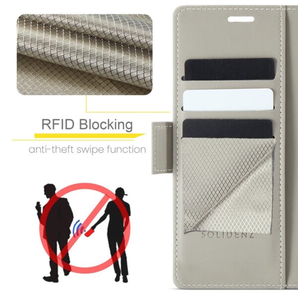 Solidenz 2-in-1 MagSafe Wallet Case voor iPhone Air - Beige - Afbeelding 9