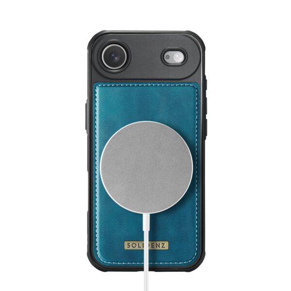 Solidenz 2-in-1 MagSafe Wallet Case for iPhone Air - Blue - Image 6