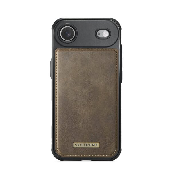 Solidenz 2-in-1 MagSafe Wallet Case for iPhone Air - Brown - Image 5