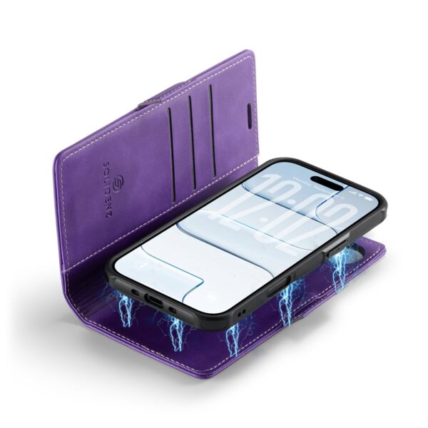 Solidenz 2-in-1 MagSafe Wallet Case voor iPhone Air - Paars - Afbeelding 4