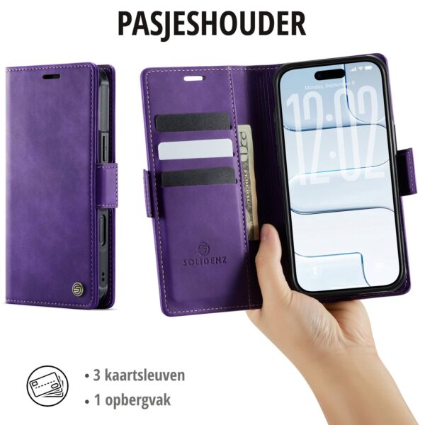 Solidenz 2-in-1 MagSafe Wallet Case voor iPhone Air - Paars - Afbeelding 8