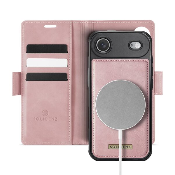 Solidenz 2-in-1 MagSafe Wallet Case for iPhone Air - Pink