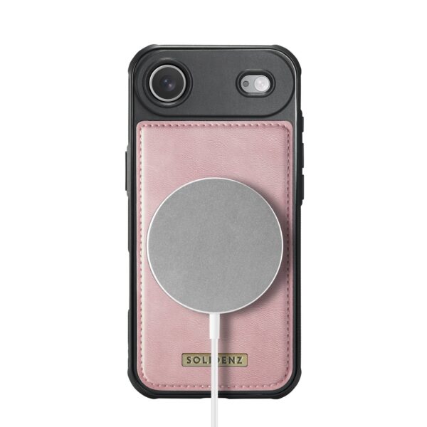 Solidenz 2-in-1 MagSafe Wallet Case for iPhone Air - Pink - Image 6
