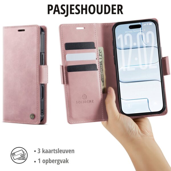 Solidenz 2-in-1 MagSafe Wallet Case for iPhone Air - Pink - Image 8