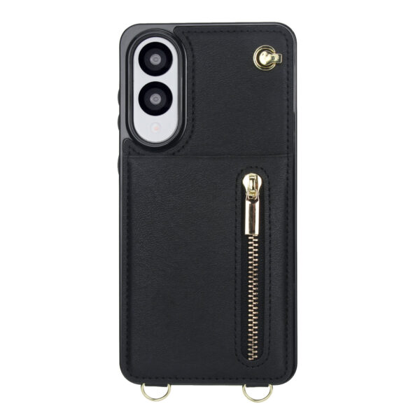Solidenz Fashion Wallet case with lanyard Samsung Galaxy S25 Edge - Black - Image 6