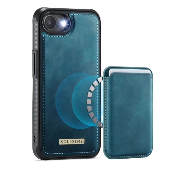 Solidenz MagSafe Wallet Backcover for iPhone 16e - Blue