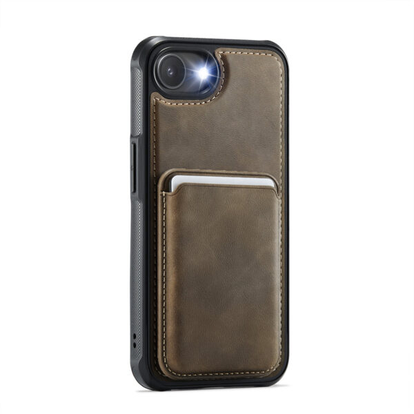 Solidenz MagSafe Wallet Backcover for iPhone 16e - Brown - Image 2